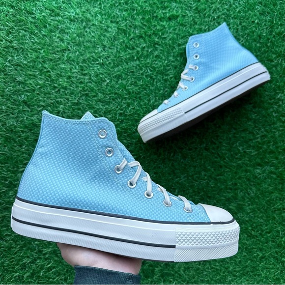 💝Converse Chuck Taylor All Star Ctas Lift Hi Infinity Pool - Picture 2 of 9